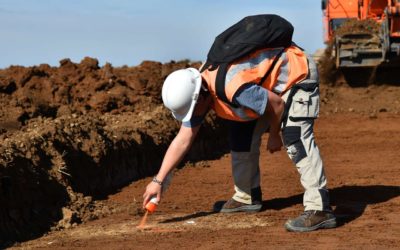 Un diagnostic d’archéologie préventive en cours de réalisation