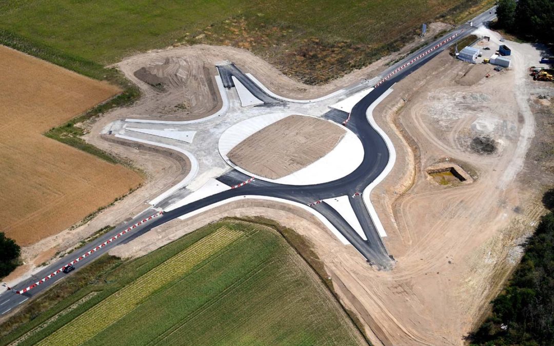 Deux nouveaux giratoires construits sur la RD960 en un temps record