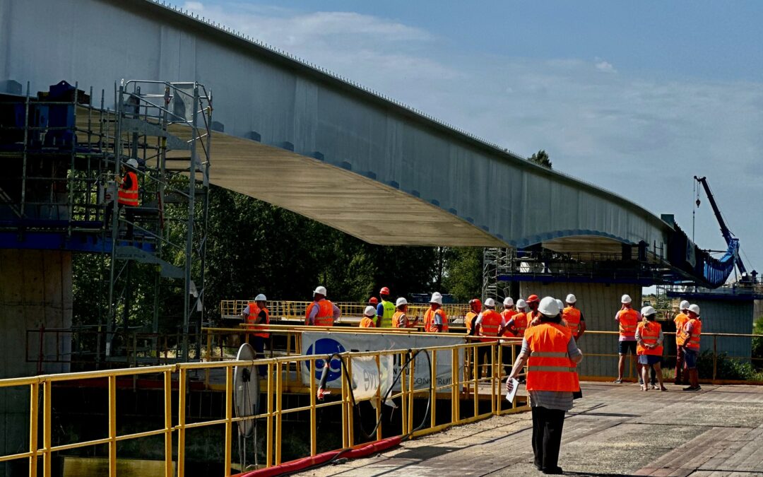 Visitez le chantier de construction du franchissement de Loire