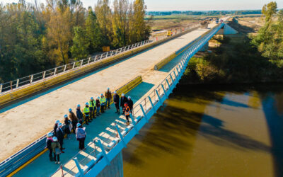 Première traversée du franchissement de Loire à pied